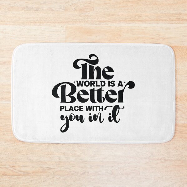 Item preview, The World Is A Better Place With You In It - Mental Health Quotes Retro Vintage Aesthetic Gift designed and sold by FuzionRaptor.