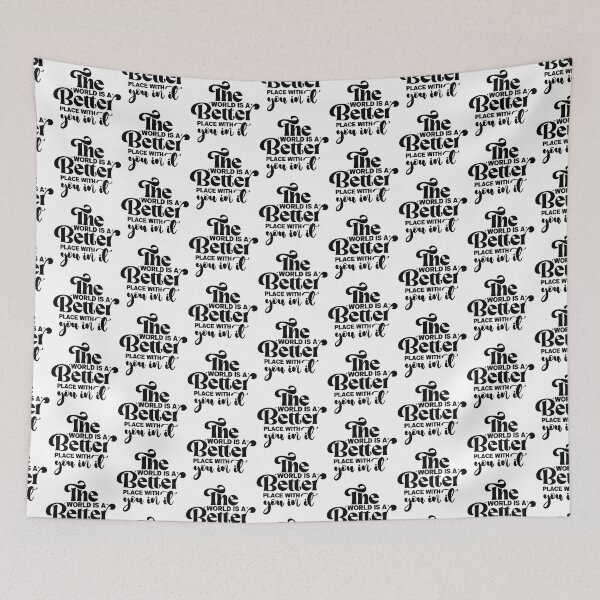 Item preview, The World Is A Better Place With You In It - Mental Health Quotes Retro Vintage Aesthetic Gift designed and sold by FuzionRaptor.