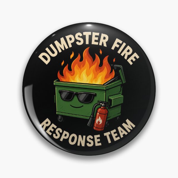 Item preview, dumpster fire response team designed and sold by Kladhadredo.