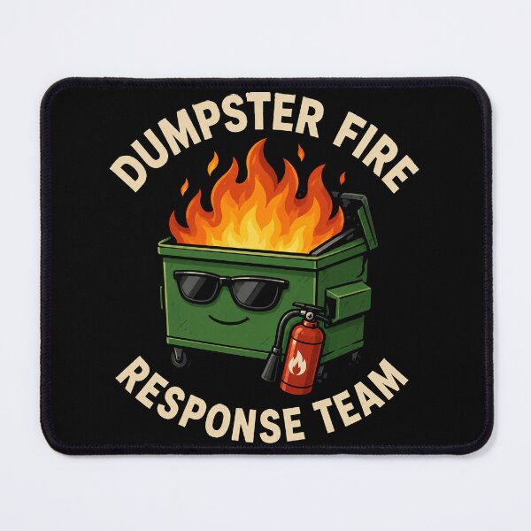 Item preview, dumpster fire response team designed and sold by Kladhadredo.