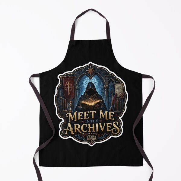 Item preview, Meet Me in the Archives Dark Academia Sticker designed and sold by Sketchlegacy.