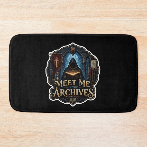 Item preview, Meet Me in the Archives Dark Academia Sticker  designed and sold by Sketchlegacy.