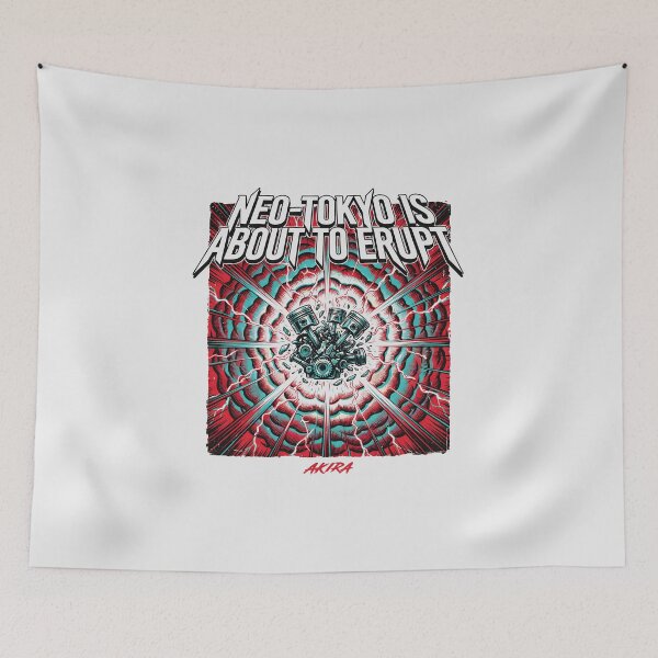 Item preview, Neo-Tokyo Is About To Erupt Exploding Engine Akira Inspired Art designed and sold by Enea Kelo.