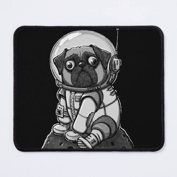 Item preview, Space Pug: pugstronaut on Asteroid Art designed and sold by Yanuta.