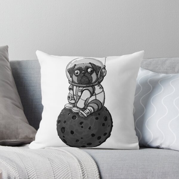 Artikelvorschau, Weltraummops: Mops-Sonar auf Asteroid Art entworfen und verkauft von Yanuta.