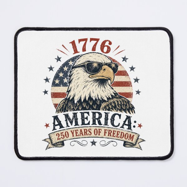 Item preview, America 1776 Patriotic 250 Years Of Freedom Vintage Eagle designed and sold by Orivana.