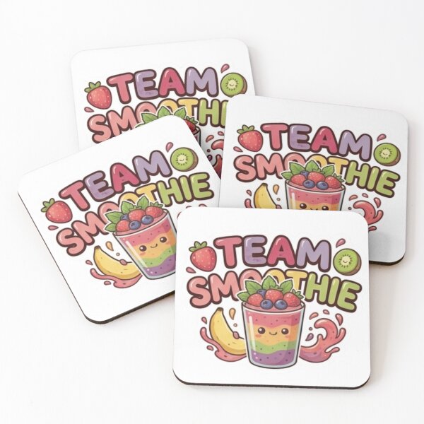 Item preview, Team Smoothie -Cute Kawaii Team Drinks - Laptop & Suitcase Stickers designed and sold by asumintjapan1.