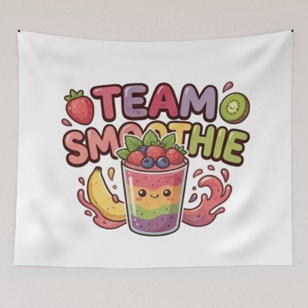 Item preview, Team Smoothie -Cute Kawaii Team Drinks - Laptop & Suitcase Stickers designed and sold by asumintjapan1.