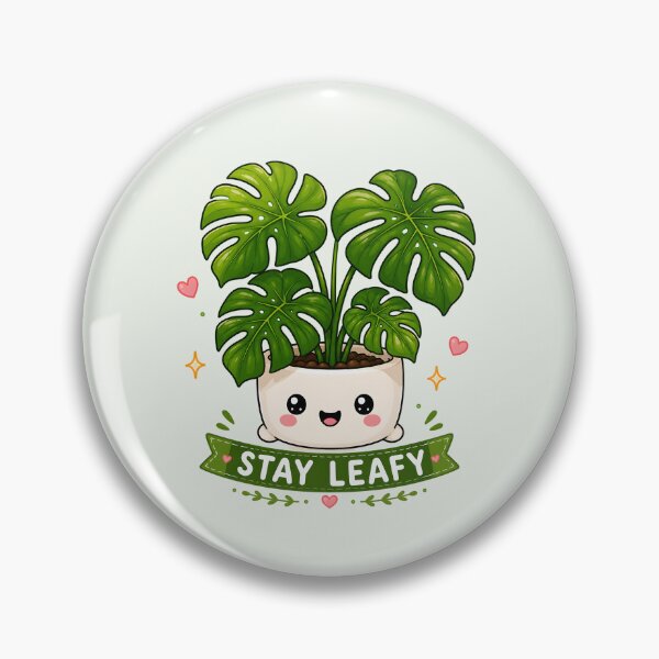 Artikelvorschau, Monstera-Pflanze – Bleib grün | Süßes Kawaii-Geschenk für Pflanzenliebhaber entworfen und verkauft von Peace-of-mind.