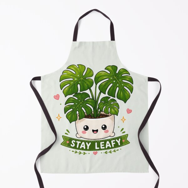 Item preview, Monstera Plant – Stay Leafy | Cute Kawaii Plant Lover Gift designed and sold by Peace-of-mind.