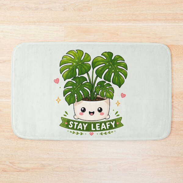 Artikelvorschau, Monstera-Pflanze – Bleib grün | Süßes Kawaii-Geschenk für Pflanzenliebhaber entworfen und verkauft von Peace-of-mind.