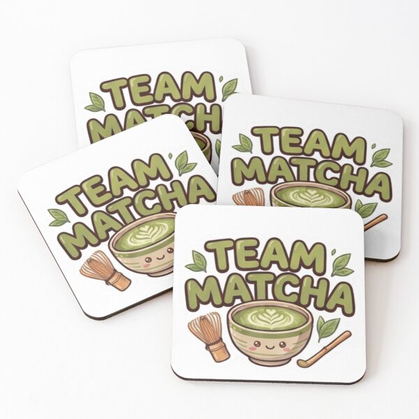 Item preview, Team Matcha -Cute Kawaii Team Drinks - Laptop & Suitcase Stickers designed and sold by asumintjapan1.