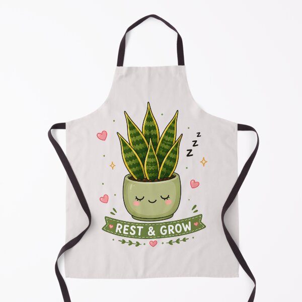 Item preview, Sleepy Snake Plant – Rest & Grow | Cute Kawaii Houseplant designed and sold by Peace-of-mind.