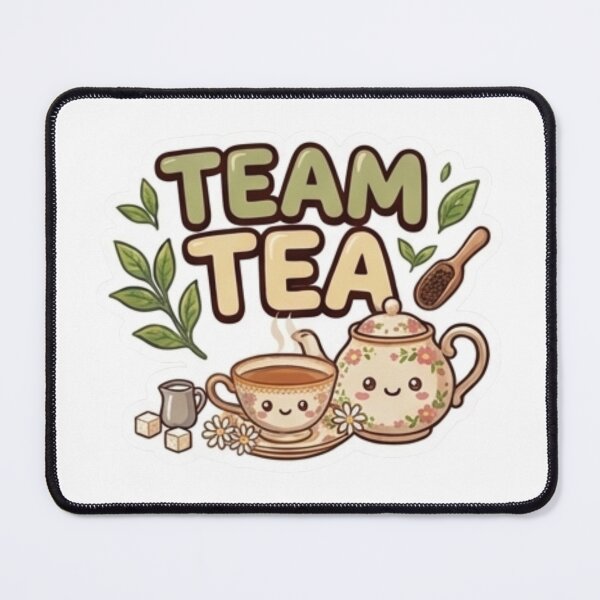 Item preview, Team Tea -Cute Kawaii Team Drinks - Laptop & Suitcase Stickers designed and sold by asumintjapan1.