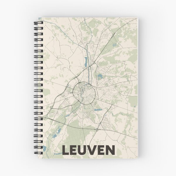 Item preview, Leuven Map designed and sold by MapsNerd.