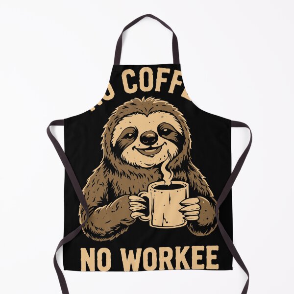 Item preview, No Coffee No Workee Sloth T-Shirt designed and sold by phsycartwork.