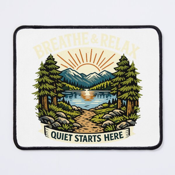 Item preview, Quiet Starts Here Breathe & Relax designed and sold by DPBTees70.