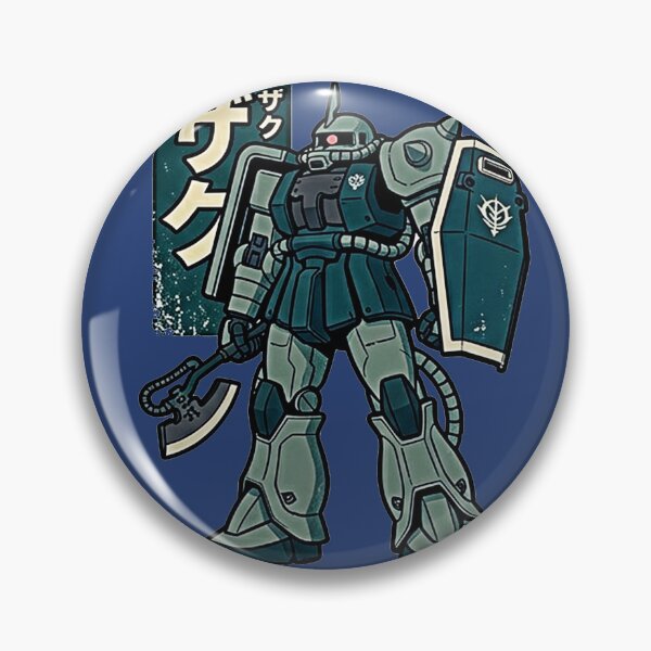 Item preview, zaku  Gundam  mecha anime  designed and sold by  Mudikeys.
