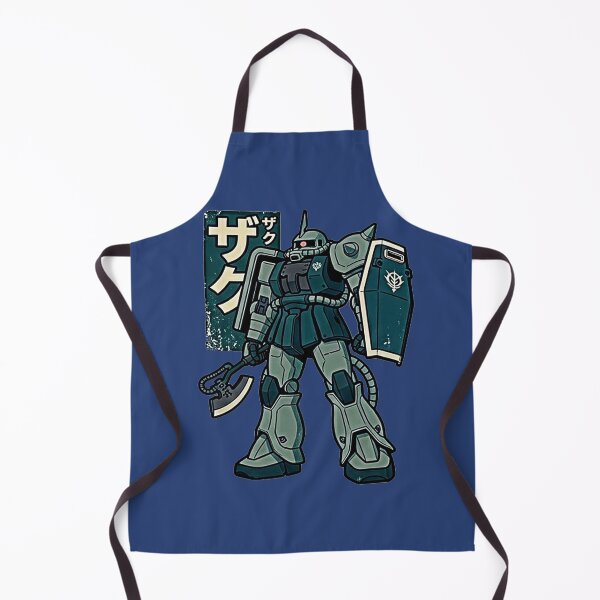 Item preview, zaku Gundam mecha anime designed and sold by Mudikeys.