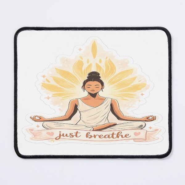 Item preview, Yoga Inspired - Just breathe designed and sold by PearlPathFinds.