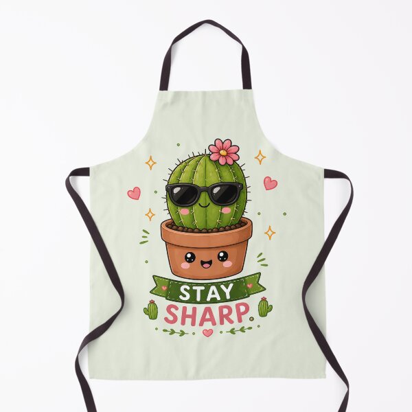 Item preview, Cool Cactus – Stay Sharp | Cute Kawaii Cactus designed and sold by Peace-of-mind.