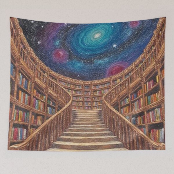 Item preview, Fantasy Book Lover Art designed and sold by Bright Stone .