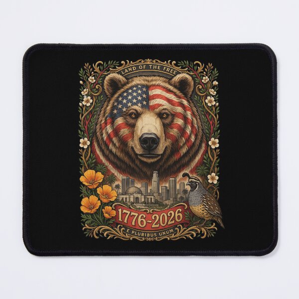 Item preview, American Grizzly Bear Patriotic USA Wildlife Design Flag Nature Shirt v2 designed and sold by DarylWelsh2024.
