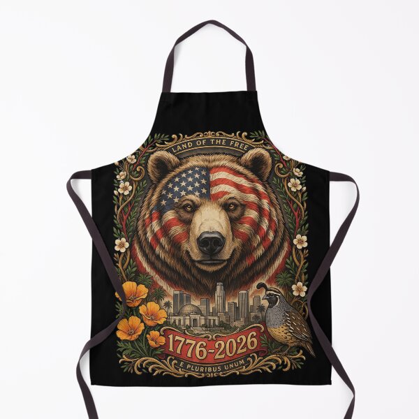 Item preview, American Grizzly Bear Patriotic USA Wildlife Design Flag Nature Shirt v2 designed and sold by DarylWelsh2024.