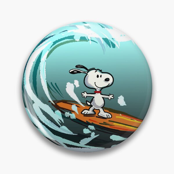 Item preview,  Snoopy Surfing Wave designed and sold by Tanya Zevallos.