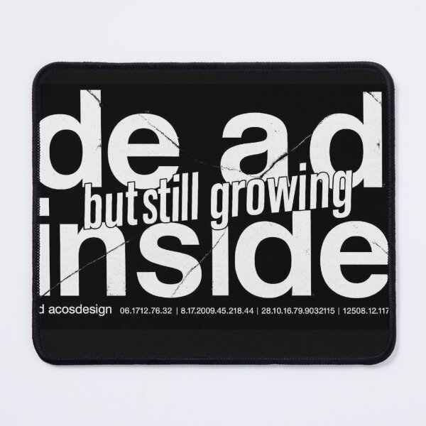 Item preview, Dead Inside But Still Growing - Industrial Box Logo (Black Edition) designed and sold by AcosDesign.