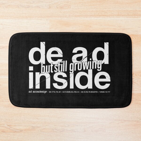 Item preview, Dead Inside But Still Growing - Industrial Box Logo (Black Edition) designed and sold by AcosDesign.