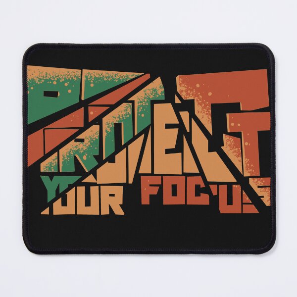 Item preview, Protect Your Focus Typography T-Shirt designed and sold by phsycartwork.