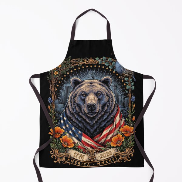 Item preview, American Grizzly Bear Patriotic USA Wildlife Design Flag Nature Shirt v3 designed and sold by DarylWelsh2024.