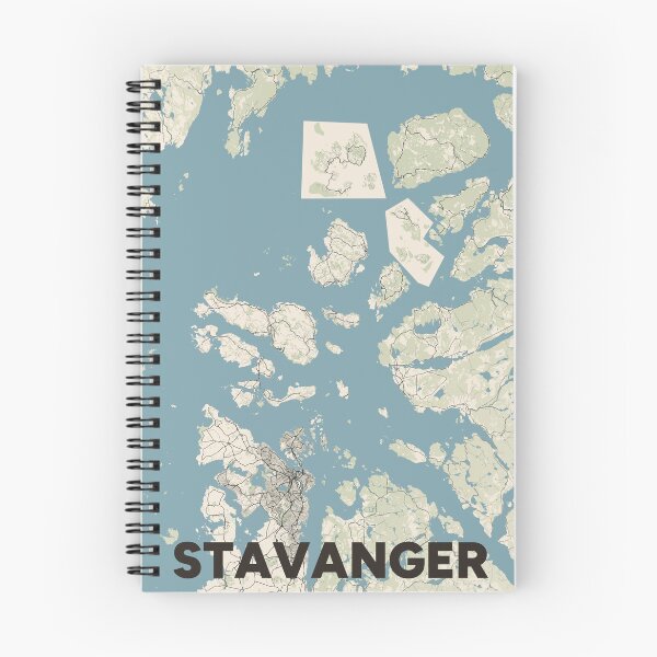 Item preview, Stavanger Map designed and sold by MapsNerd.