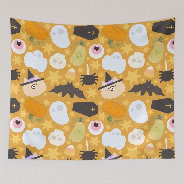 Item preview, Spooky Cuties Seamless Pattern designed and sold by MiloverseOfficial.