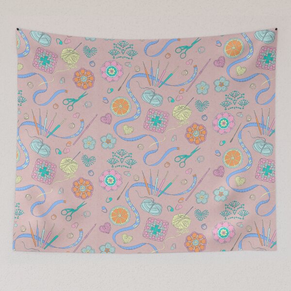 Item preview, Stay Hooked! Powder Pink Mode designed and sold by Sukilopi.