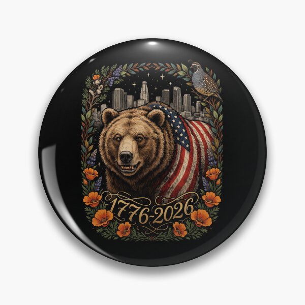 Item preview, American Grizzly Bear Patriotic USA Wildlife Design Flag Nature Shirt v4 designed and sold by DarylWelsh2024.
