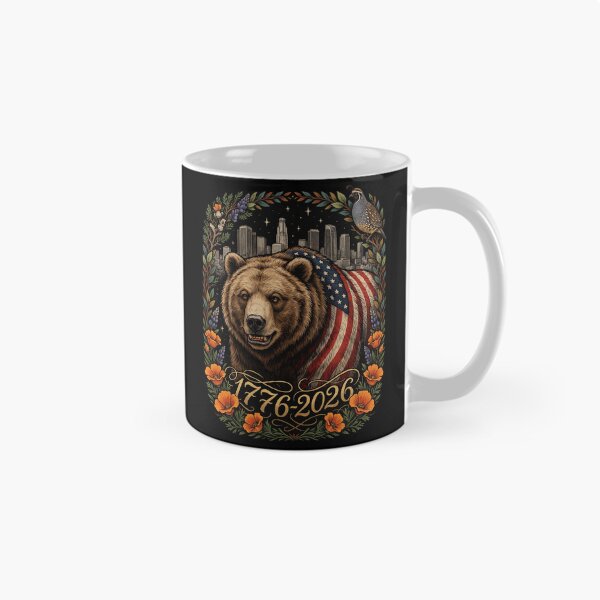 Item preview, American Grizzly Bear Patriotic USA Wildlife Design Flag Nature Shirt v4 designed and sold by DarylWelsh2024.