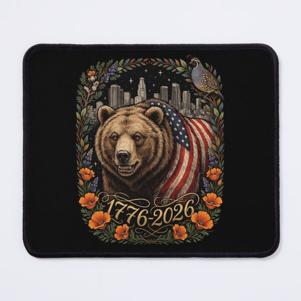 Item preview, American Grizzly Bear Patriotic USA Wildlife Design Flag Nature Shirt v4 designed and sold by DarylWelsh2024.