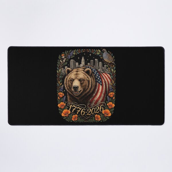 Item preview, American Grizzly Bear Patriotic USA Wildlife Design Flag Nature Shirt v4 designed and sold by DarylWelsh2024.