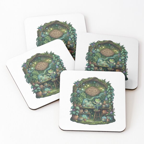 Item preview, Frog's Magical Houseplants | Cottagecore Plant Shop | Rare Botanical Greenhouse | Whimsical Frog Sticker designed and sold by MrDev.