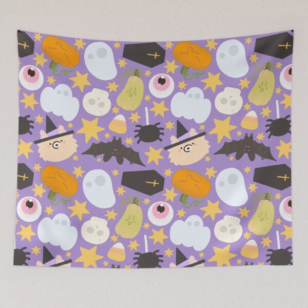 Item preview, Spooky Cuties Seamless Pattern designed and sold by MiloverseOfficial.
