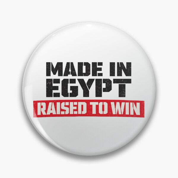 Item preview, Made In Egypt Raised To Win Text designed and sold by Inkworksbyshery.