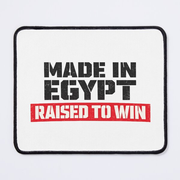Item preview, Made In Egypt Raised To Win Text designed and sold by Inkworksbyshery.