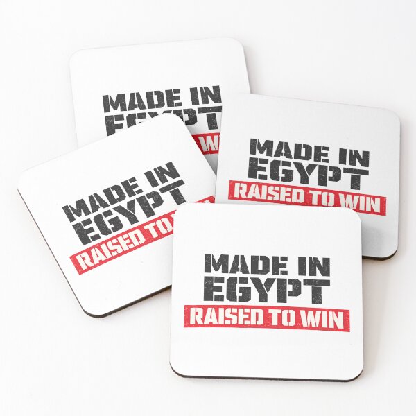 Item preview, Made In Egypt Raised To Win Text designed and sold by Inkworksbyshery.