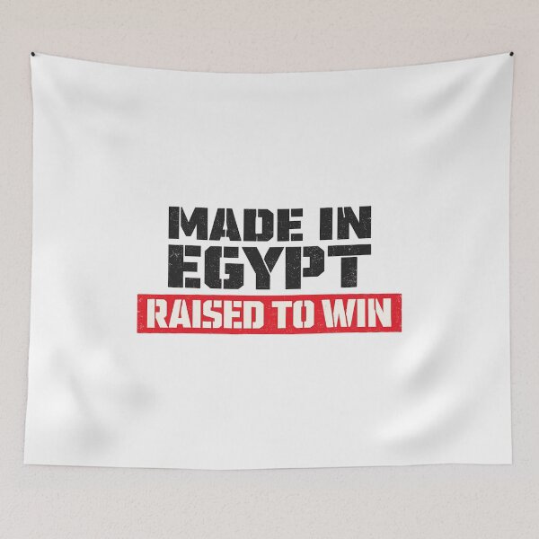 Item preview, Made In Egypt Raised To Win Text designed and sold by Inkworksbyshery.