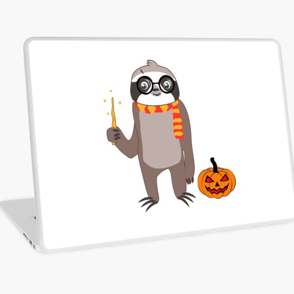 Sloth Wizard Sloth Halloween Costume Laptop Skin