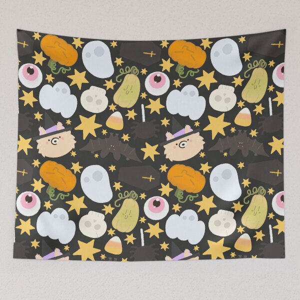 Item preview, Spooky Cuties Seamless Pattern designed and sold by MiloverseOfficial.