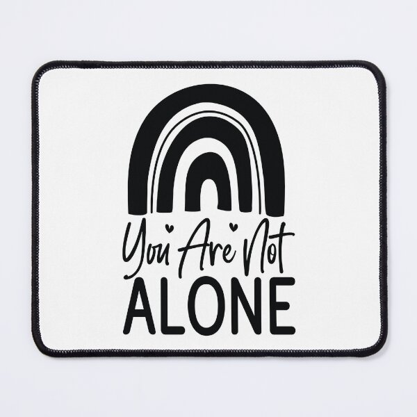 Item preview, You Are Not Alone - Mental Health Quotes Retro Vintage Aesthetic Cute Self Care Support Gift designed and sold by FuzionRaptor.