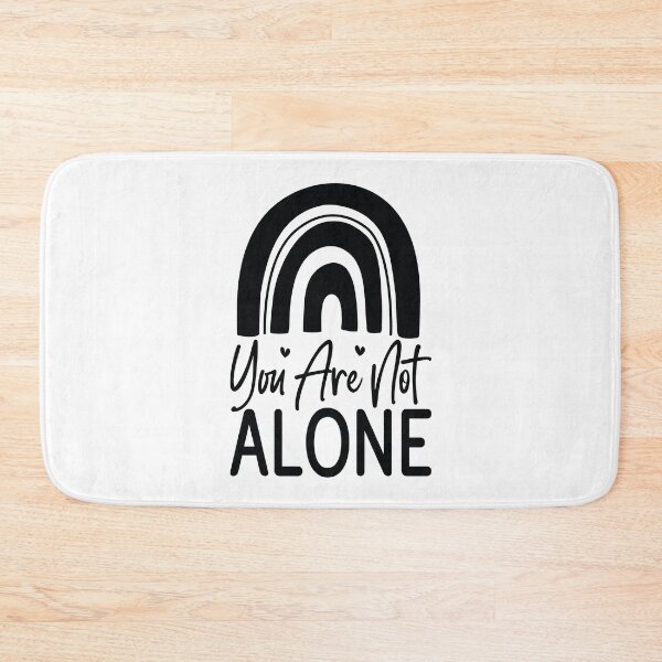 Item preview, You Are Not Alone - Mental Health Quotes Retro Vintage Aesthetic Cute Self Care Support Gift designed and sold by FuzionRaptor.